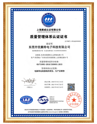ISO system certification