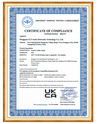 UKCA Certification