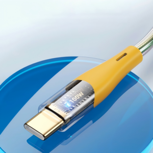 USB 2.0 data cable PD100W transparent color cable