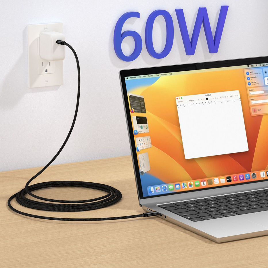 USB 2.0 Dual Headed Type-C Data Cable PD High Speed 240W Data Cable - Image 2
