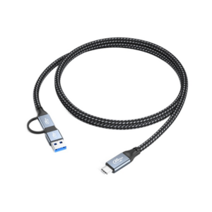 USB 3.2 2-in-1 Data Cable Android PD100W Charging Cable