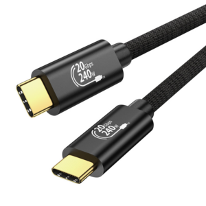 USB 3.2 Full Function Data Cable PD240W Dual Type-C Gold Plated