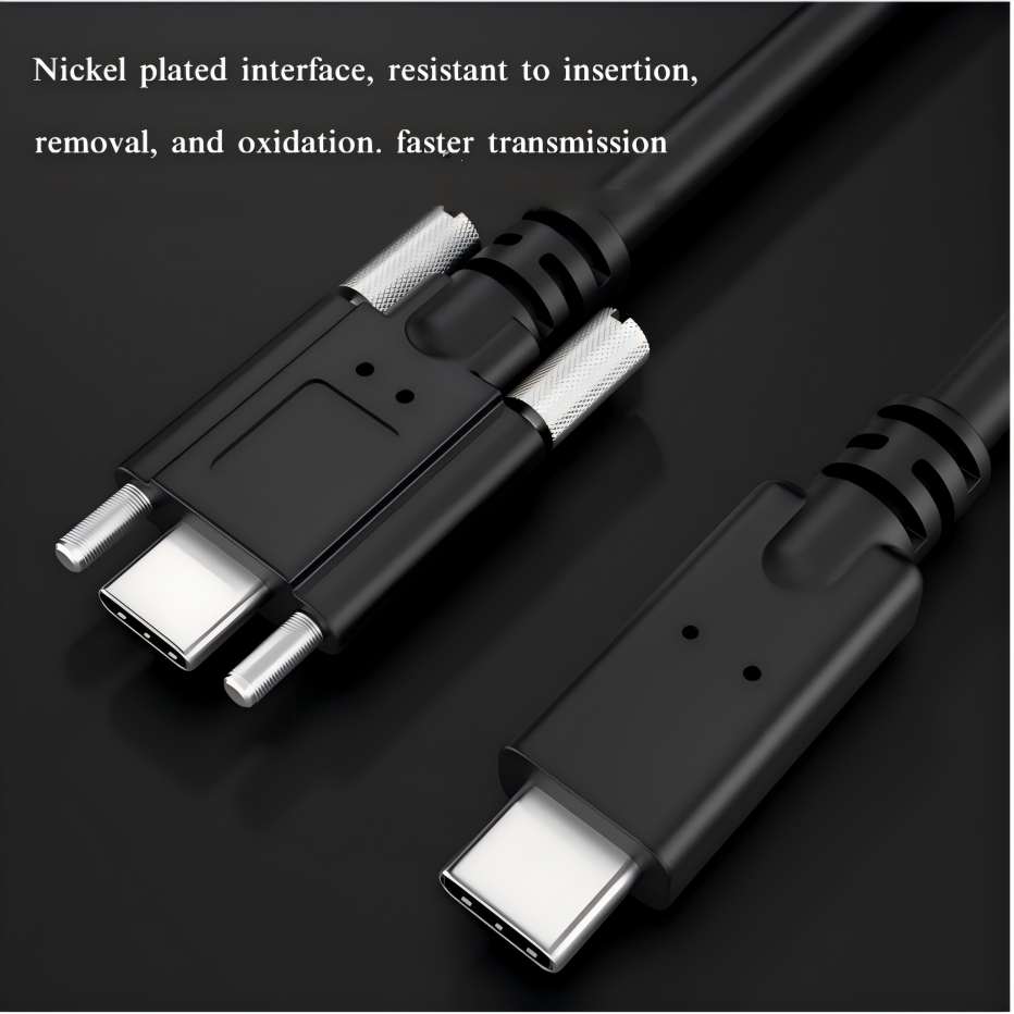 USB 3.2 20Gbps Industrial Connection Cable with Screw Fixed Camera - Image 2