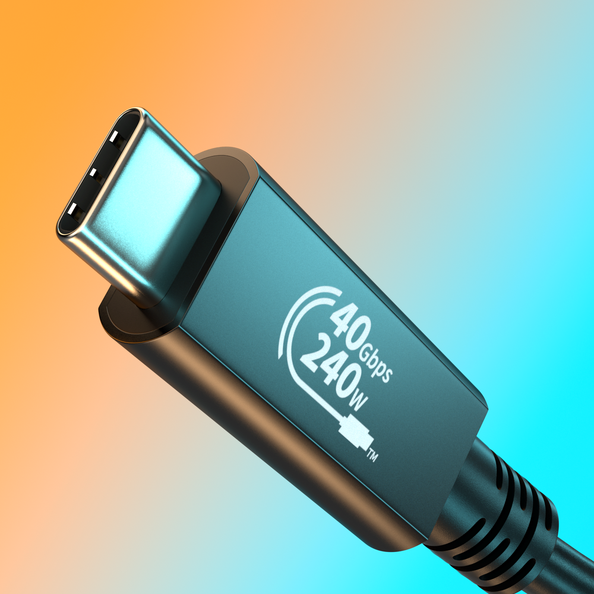 USB4 full-function data line coaxial line 240W - Image 4