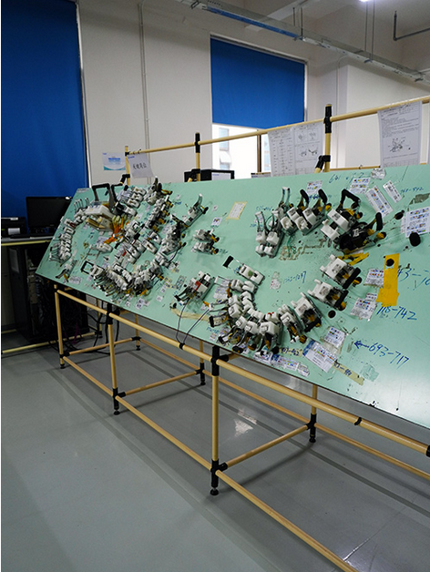 Wiring harness continuity test bench