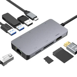 Eight in one Docking Station 4k 120Hz