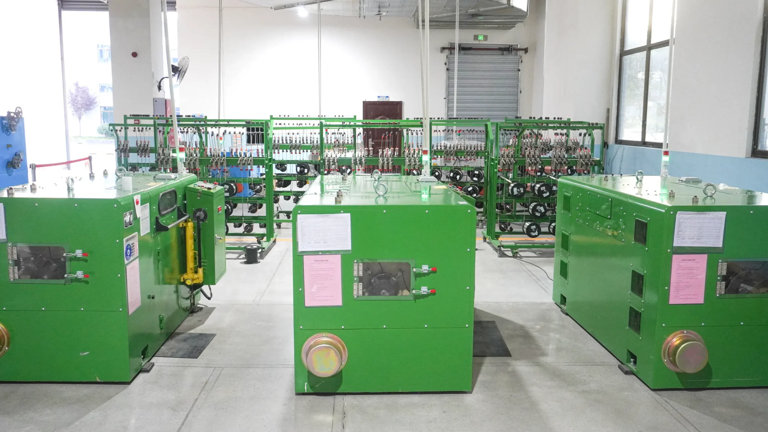 Copper stranding machine